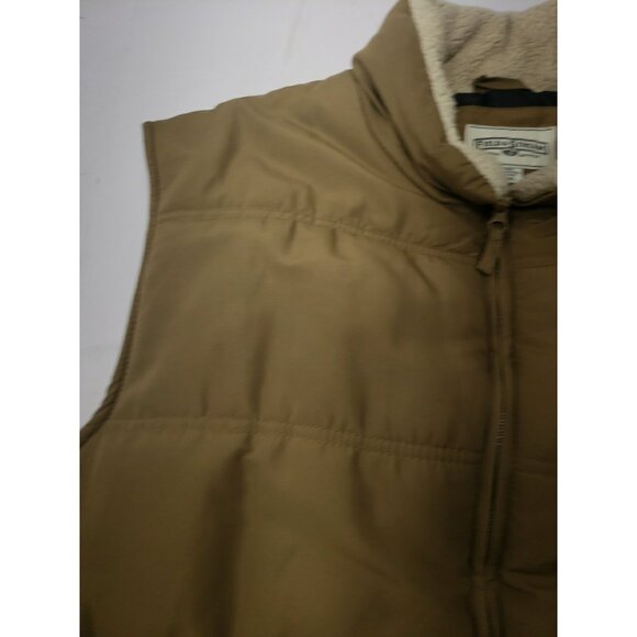 Field & Stream Sleeveless Vest Full Zip Tan Puffer Lined Pockets Size XXL - Picture 3 of 16
